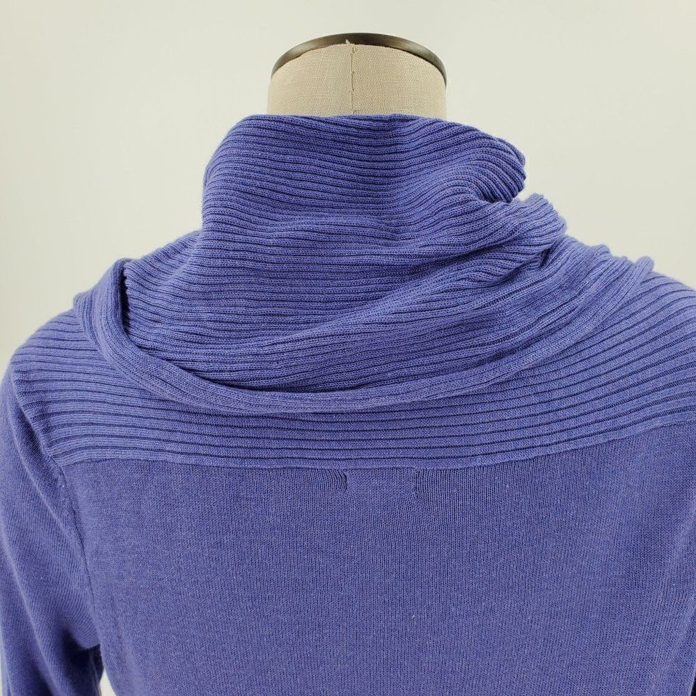 Madison Womens Cardigan Sweater Tie Front Blue Size Medium - Picture 6 of 11